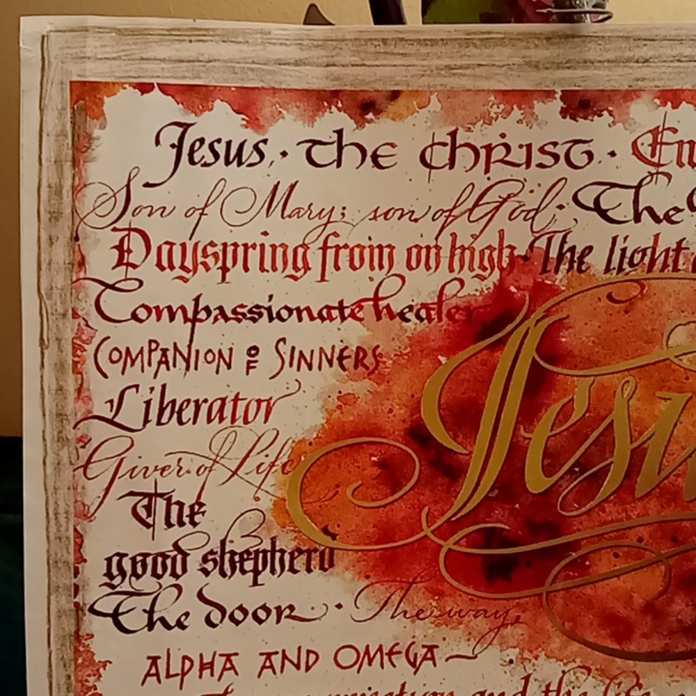 Jesus Many Names Poster - Picture 3 of 7